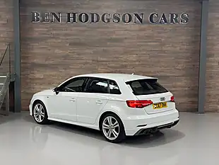 Used 2018 Audi A3 S Line White - Interior and Exterior details 4