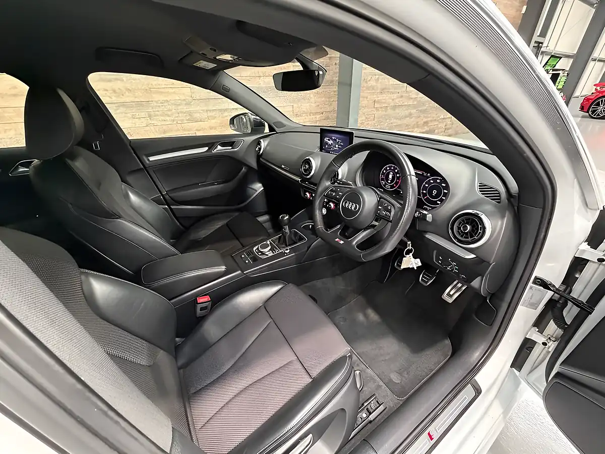 Used 2018 Audi A3 S Line White - Interior and Exterior details 5