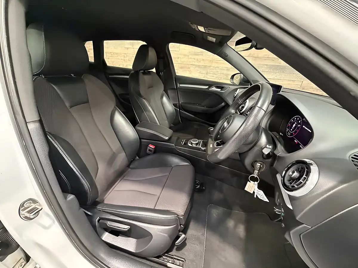 Used 2018 Audi A3 S Line White - Interior and Exterior details 6
