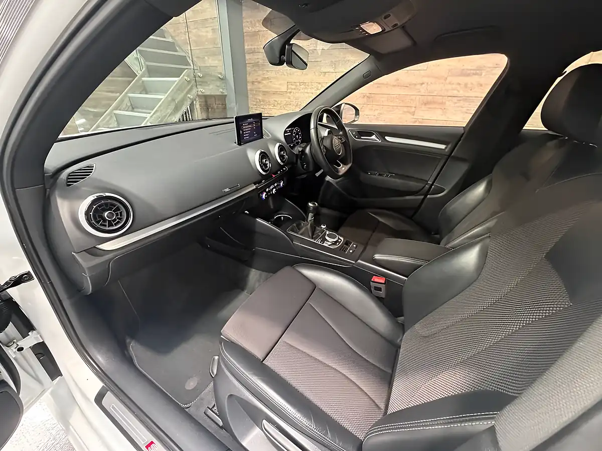 Used 2018 Audi A3 S Line White - Interior and Exterior details 7