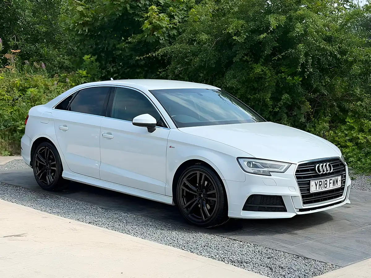 Used 2018 Audi A3 S Line White - Interior and Exterior details 10