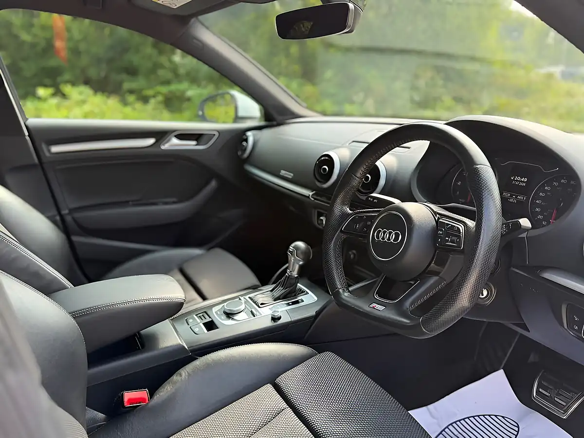 Used 2018 Audi A3 S Line White - Interior and Exterior details 4