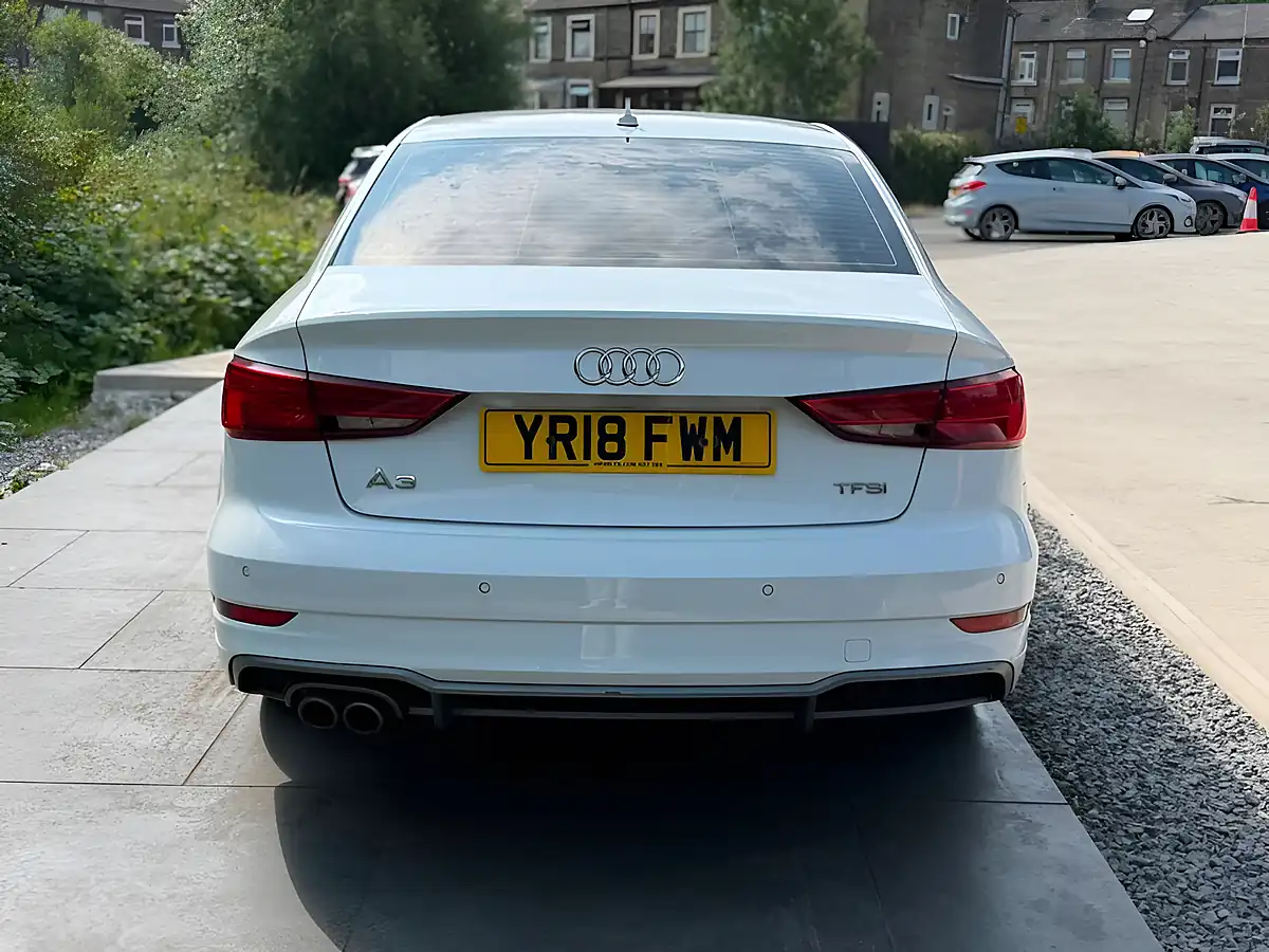 Used 2018 Audi A3 S Line White - Interior and Exterior details 2