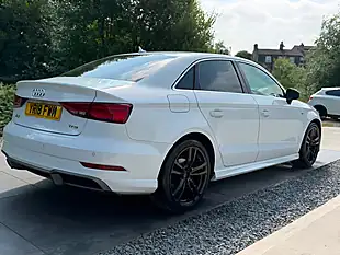 Used 2018 Audi A3 S Line White - Interior and Exterior details 3