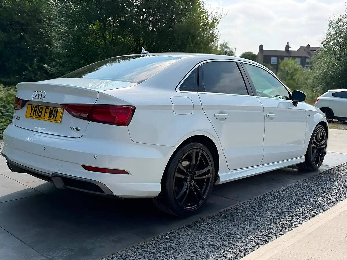 Used 2018 Audi A3 S Line White - Interior and Exterior details 3