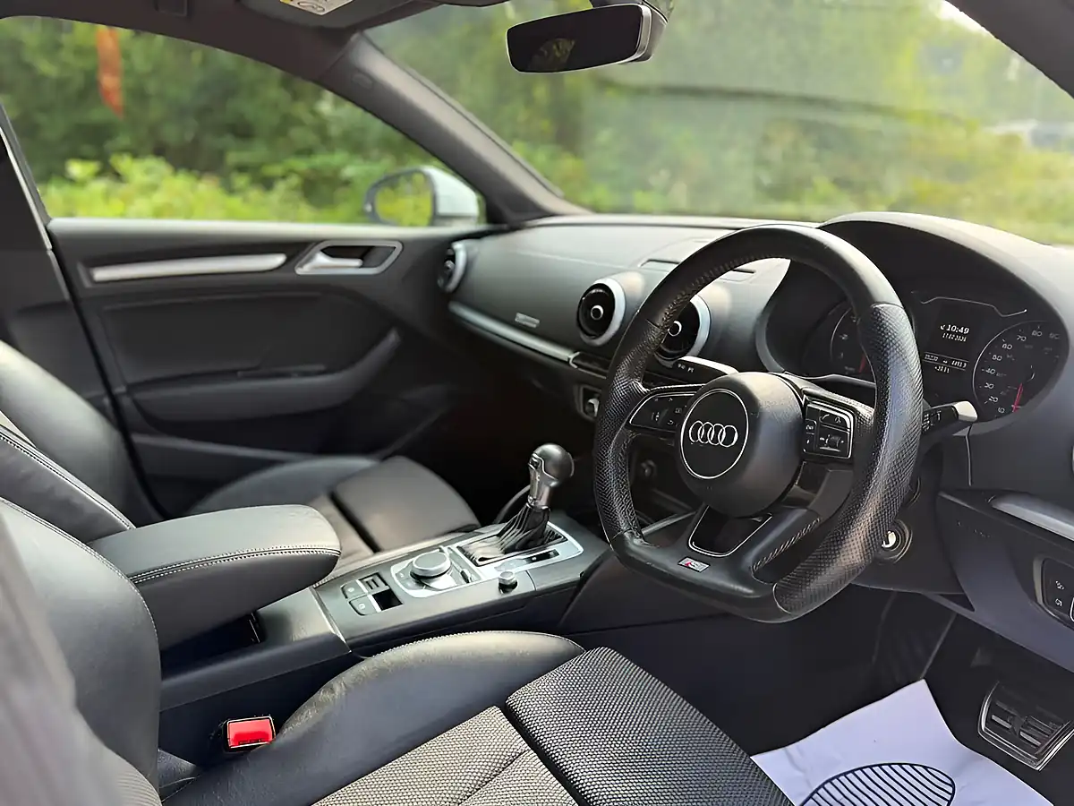 Used 2018 Audi A3 S Line White - Interior and Exterior details 4