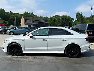 Used 2018 Audi A3 S Line White - Interior and Exterior details 5