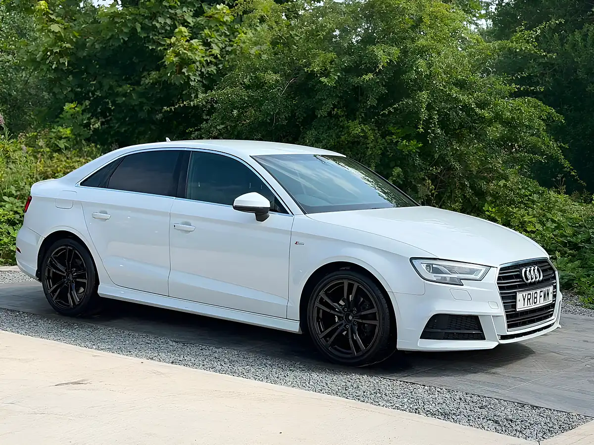 Used 2018 Audi A3 S Line White - Interior and Exterior details 6