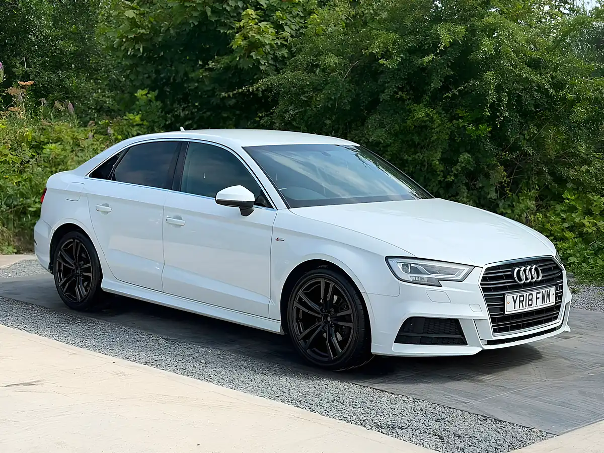 Used 2018 Audi A3 S Line White - Interior and Exterior details 7
