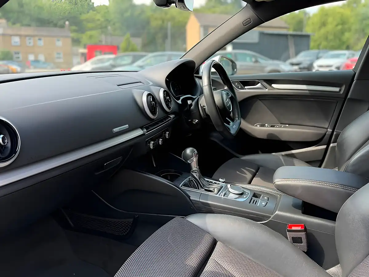 Used 2018 Audi A3 S Line White - Interior and Exterior details 8