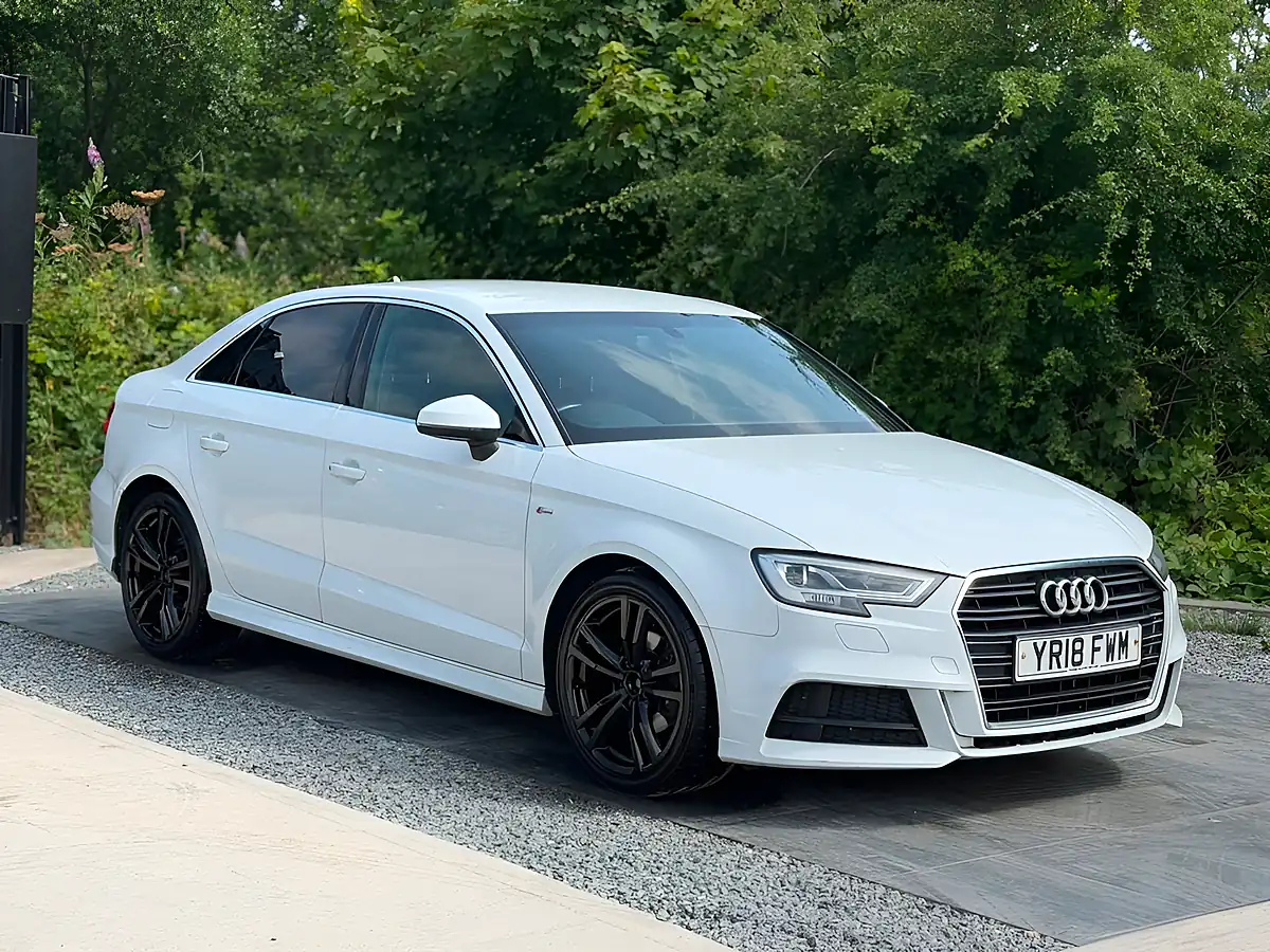 Used 2018 Audi A3 S Line White - Interior and Exterior details 9
