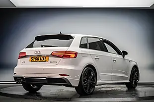 Used 2018 Audi A3 S Line White - Interior and Exterior details 3