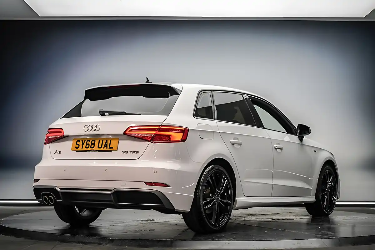 Used 2018 Audi A3 S Line White - Interior and Exterior details 3
