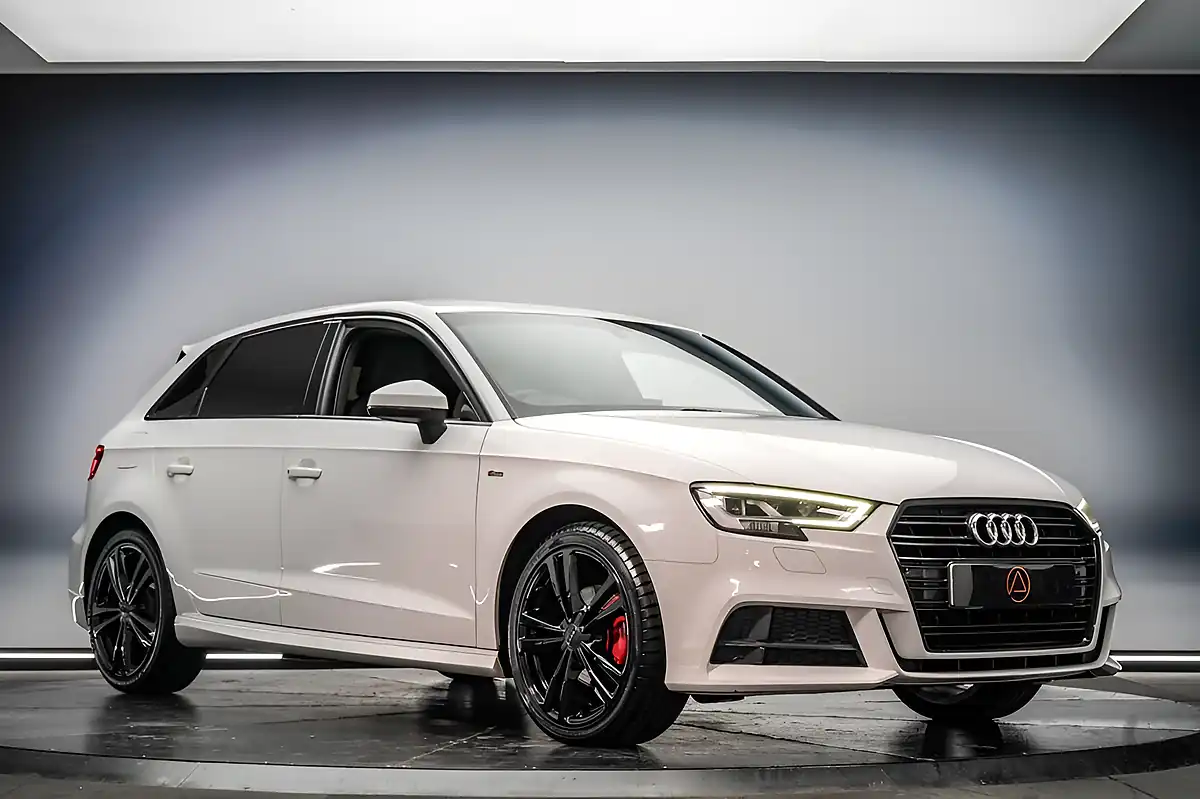 Used 2018 Audi A3 S Line White - Interior and Exterior details 5