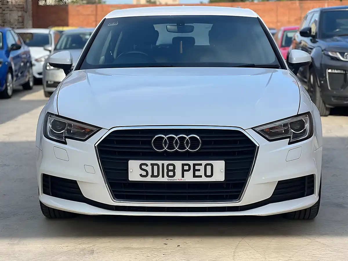 Used 2018 Audi A3 Se Technik White - Front View