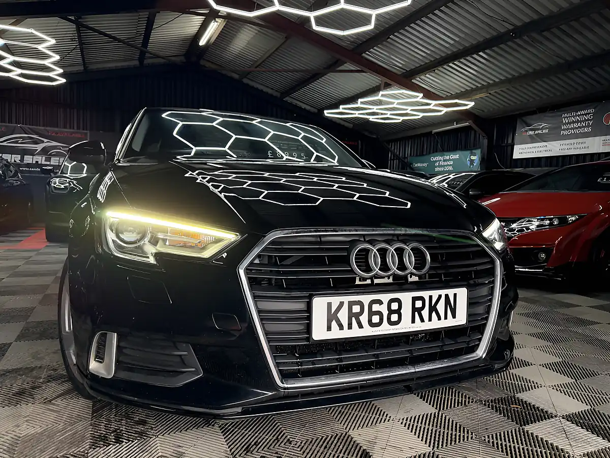 Used 2018 Audi A3 Sport Black - Front View
