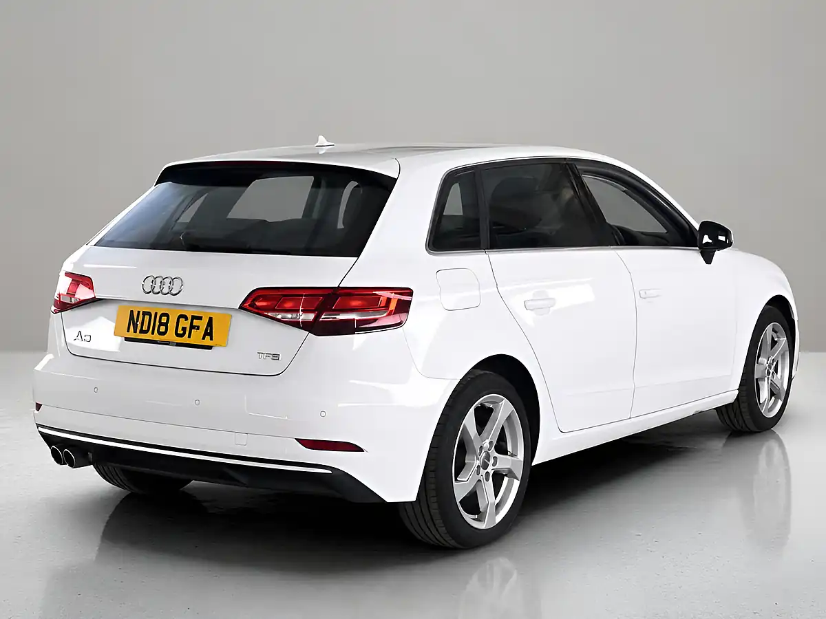 Used 2018 Audi A3 Sport Edition White - Interior and Exterior details 6