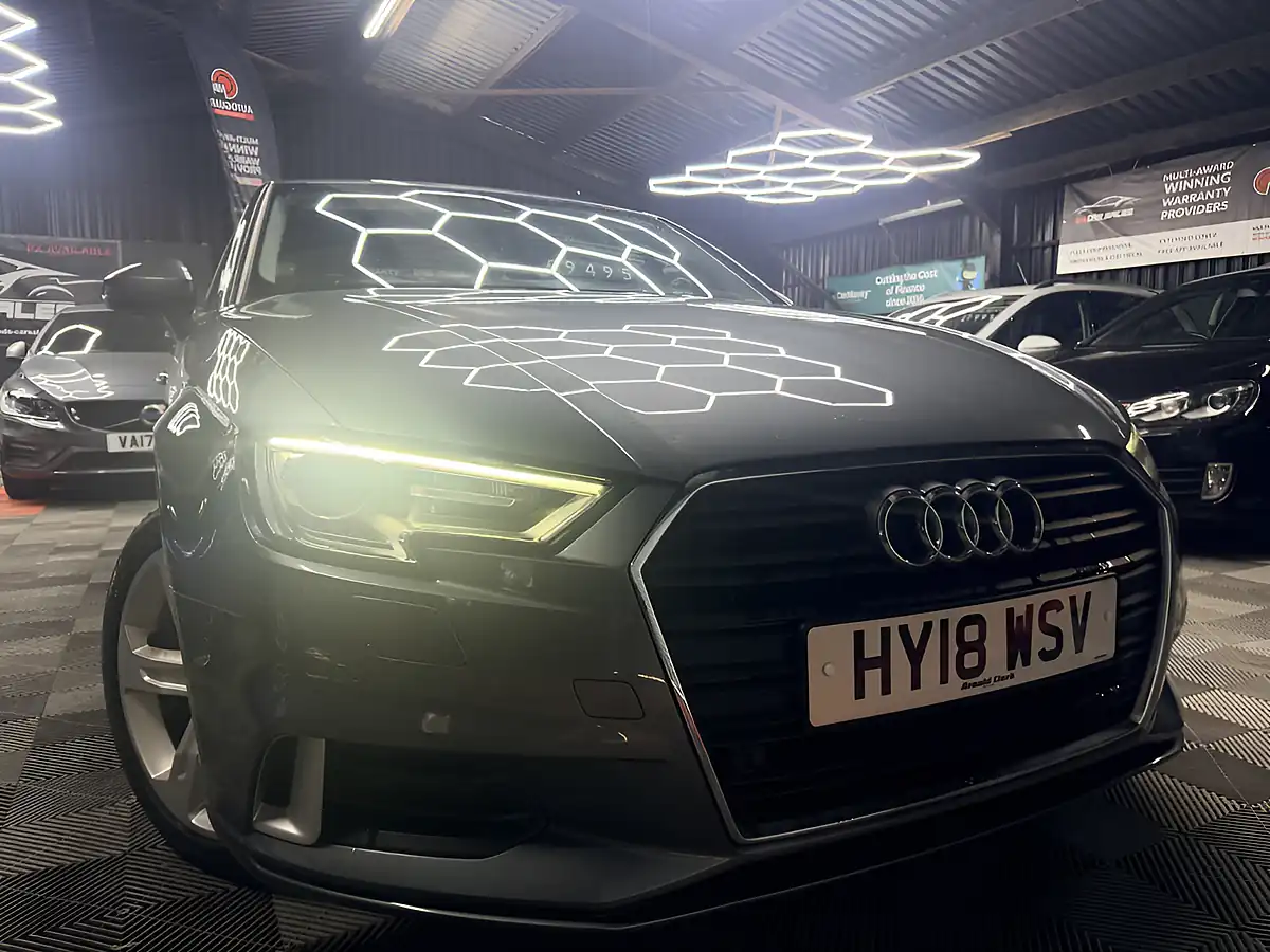 Used 2018 Audi A3 Sport Grey - Front View