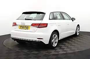 Used 2018 Audi A3 Sport White - Interior and Exterior details 4