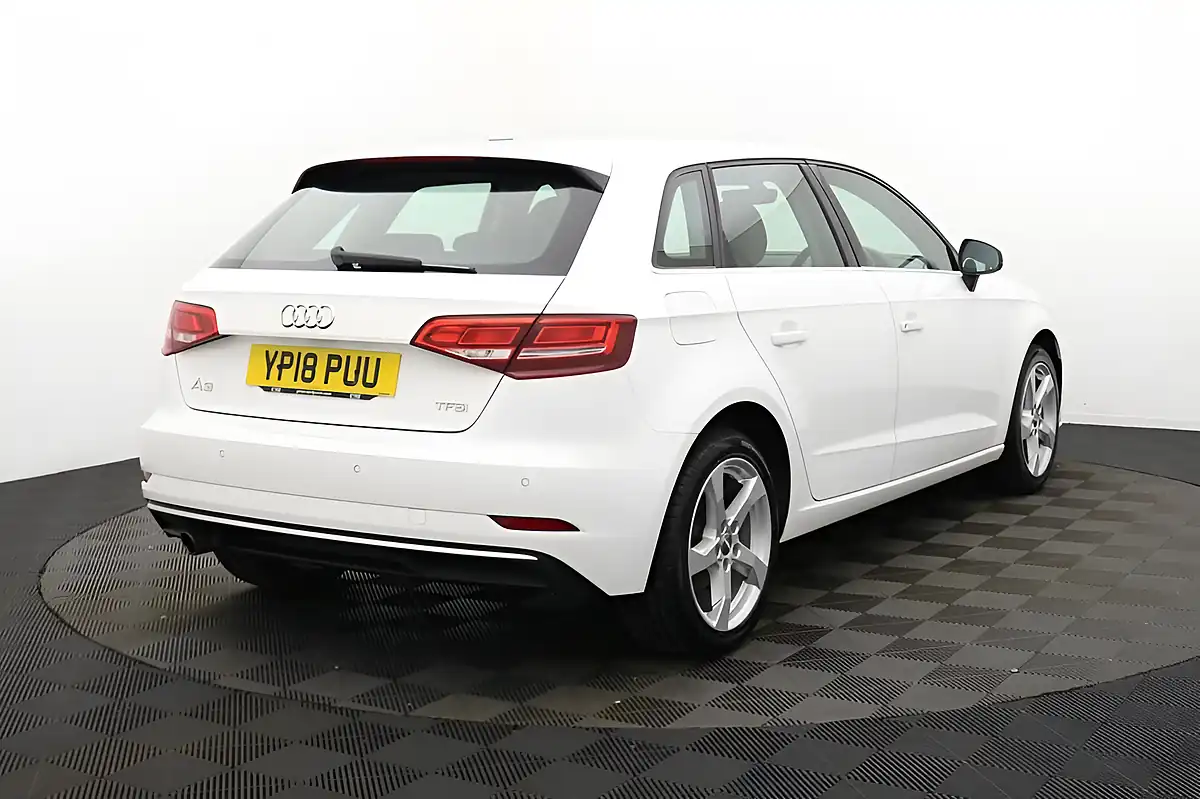 Used 2018 Audi A3 Sport White - Interior and Exterior details 4