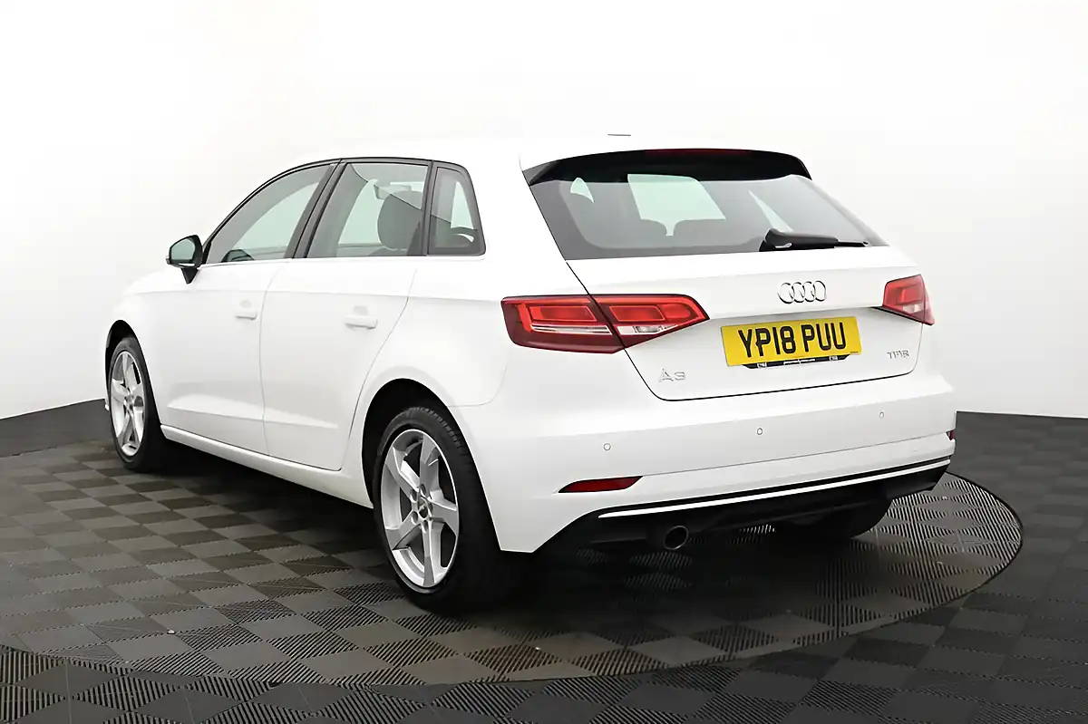 Used 2018 Audi A3 Sport White - Interior and Exterior details 6