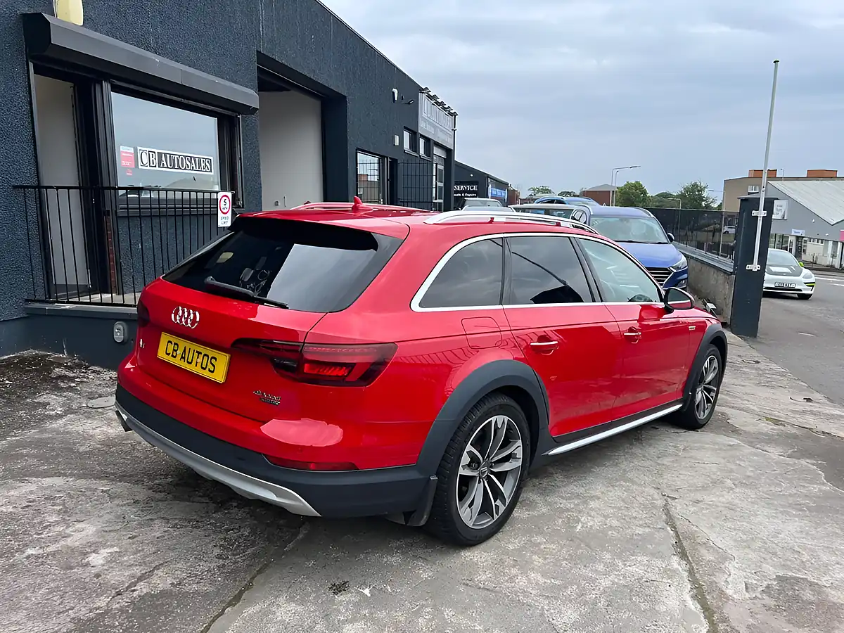 Used 2018 Audi A4 Allroad Sport Red - Interior and Exterior details 4