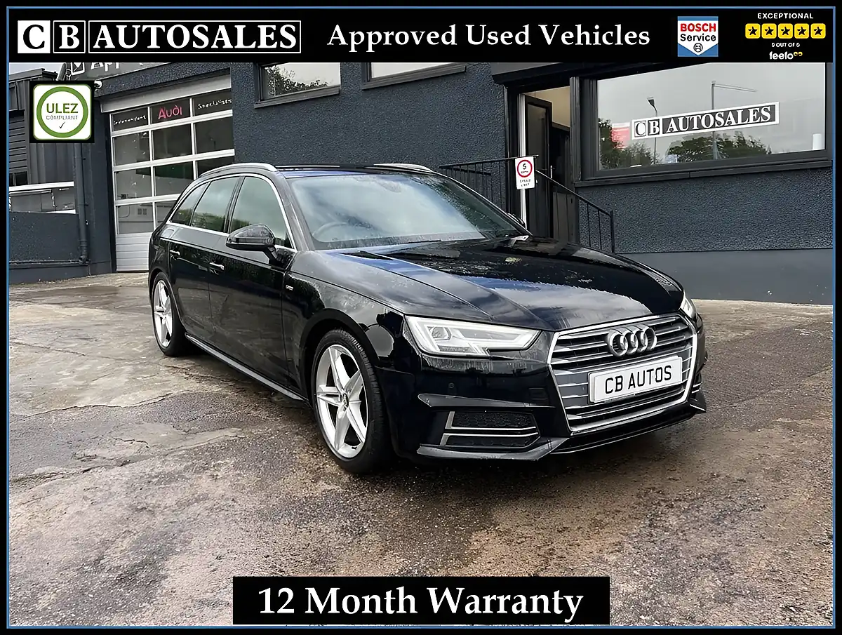 Used 2018 Audi A4 Avant S Line Black - Front View