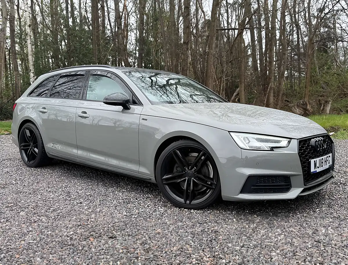 Used 2018 Audi A4 Black Edition Grey - Front View