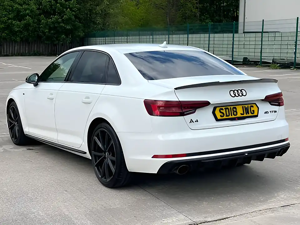 Used 2018 Audi A4 Black Edition Ibis White - Interior and Exterior details 14