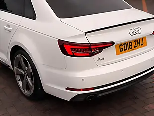 Used 2018 Audi A4 Black Edition White - Interior and Exterior details 11