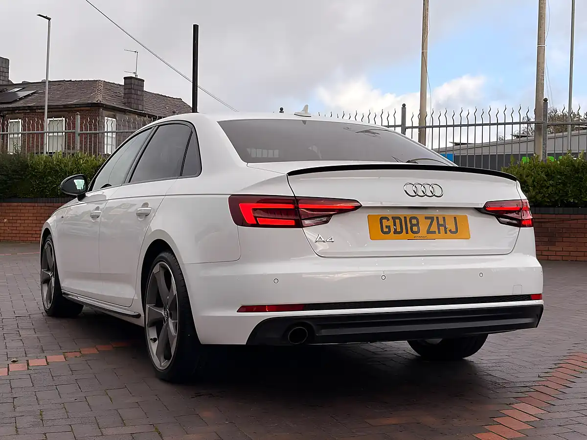 Used 2018 Audi A4 Black Edition White - Interior and Exterior details 4