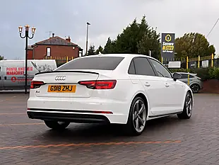 Used 2018 Audi A4 Black Edition White - Interior and Exterior details 6