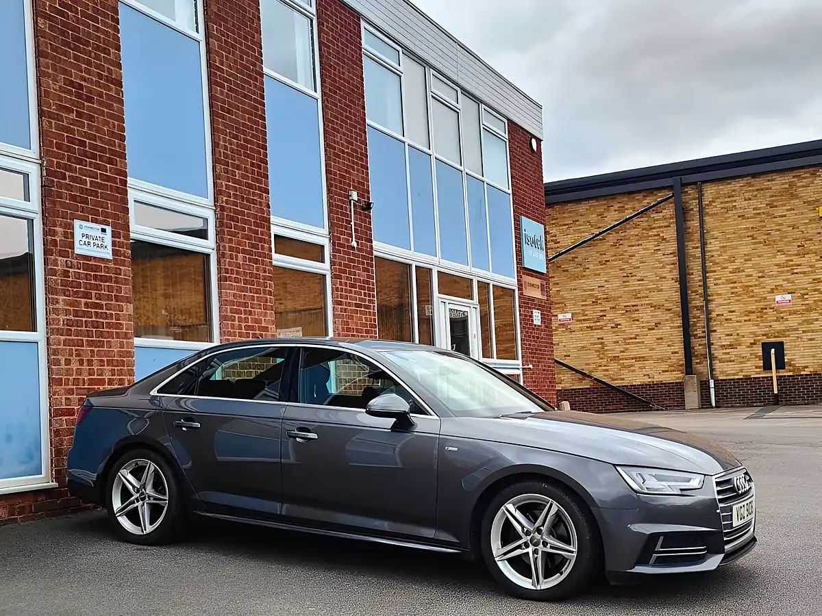 Used 2018 Audi A4 S Line Grey - Front View
