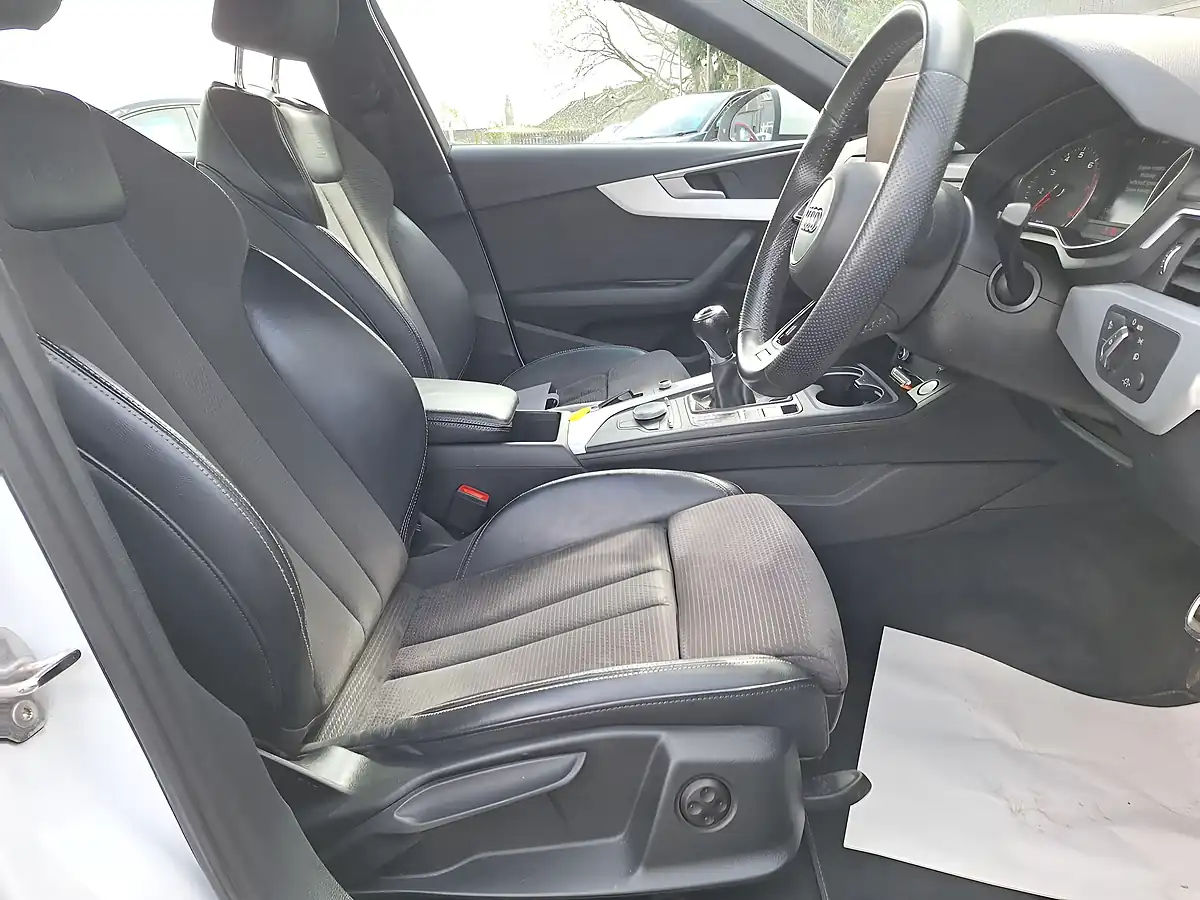 Used 2018 Audi A4 S Line White - Interior and Exterior details 12