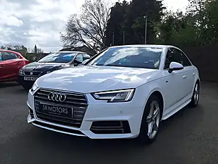Used 2018 Audi A4 S Line White - Interior and Exterior details 4