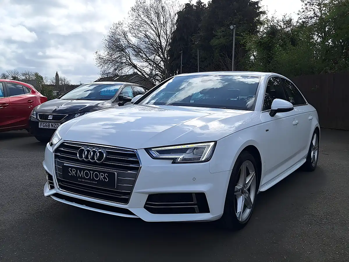 Used 2018 Audi A4 S Line White - Interior and Exterior details 4