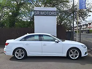 Used 2018 Audi A4 S Line White - Interior and Exterior details 7