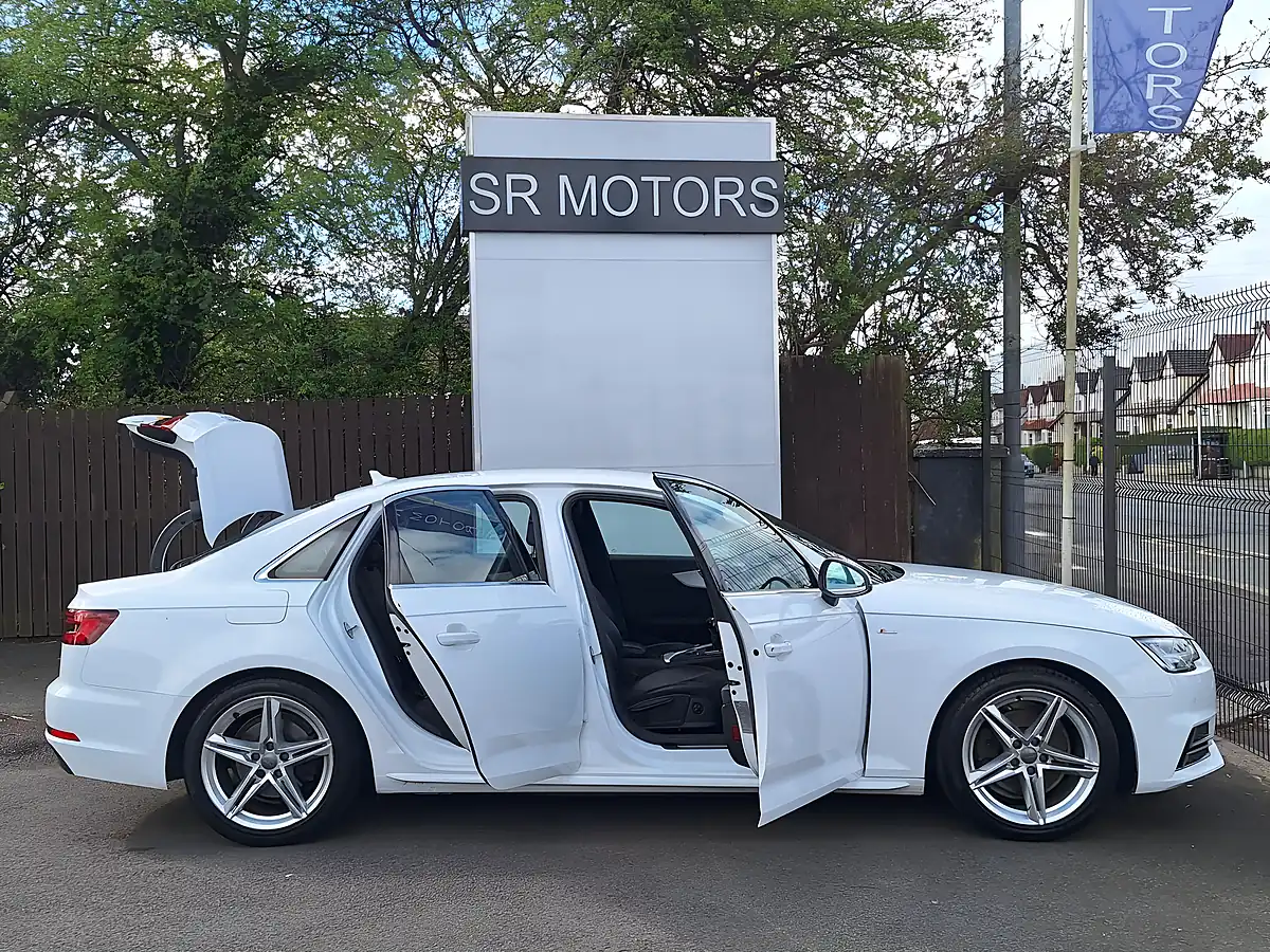Used 2018 Audi A4 S Line White - Interior and Exterior details 8