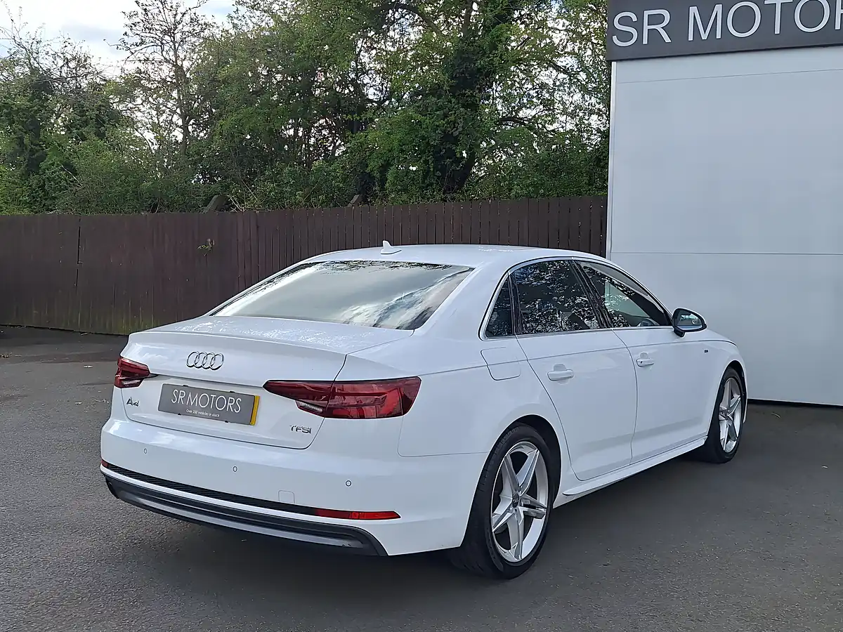 Used 2018 Audi A4 S Line White - Interior and Exterior details 9