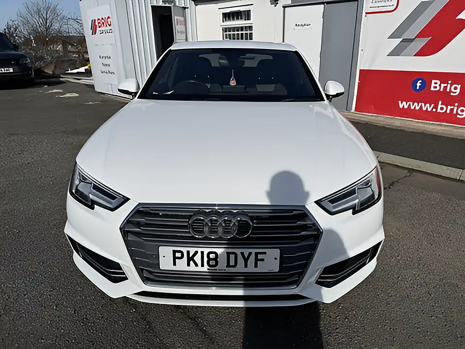 Used 2018 Audi A4 S Line White - Interior and Exterior details 5