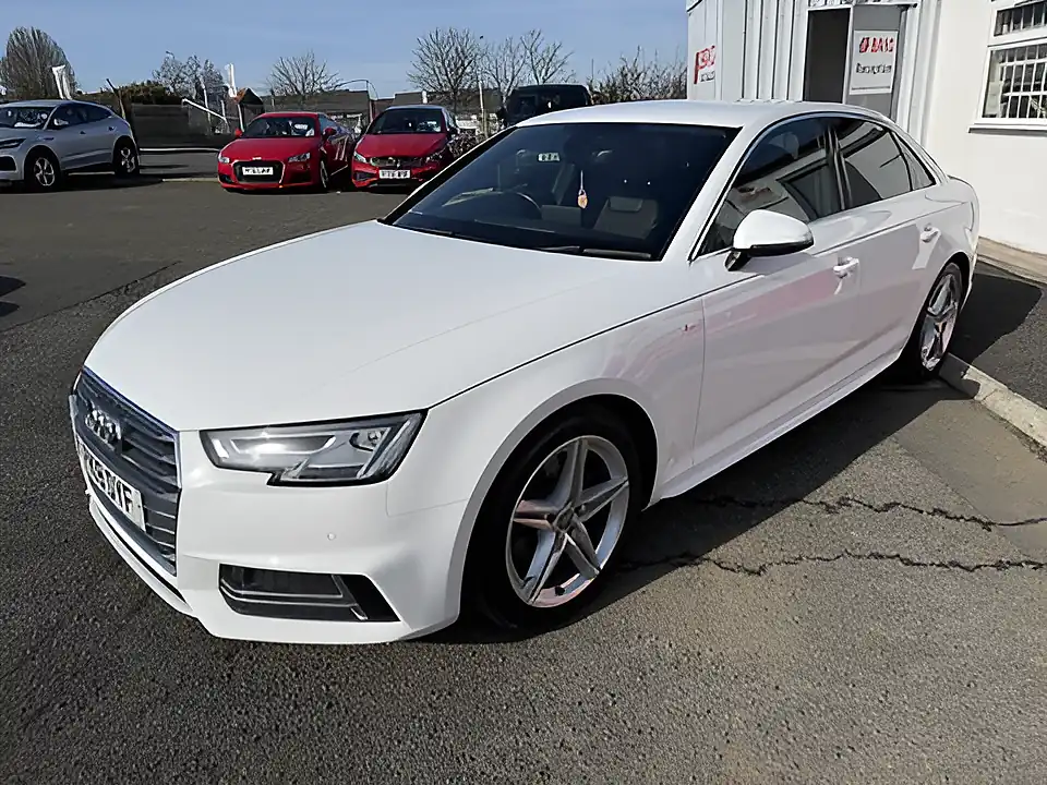 Used 2018 Audi A4 S Line White - Interior and Exterior details 8