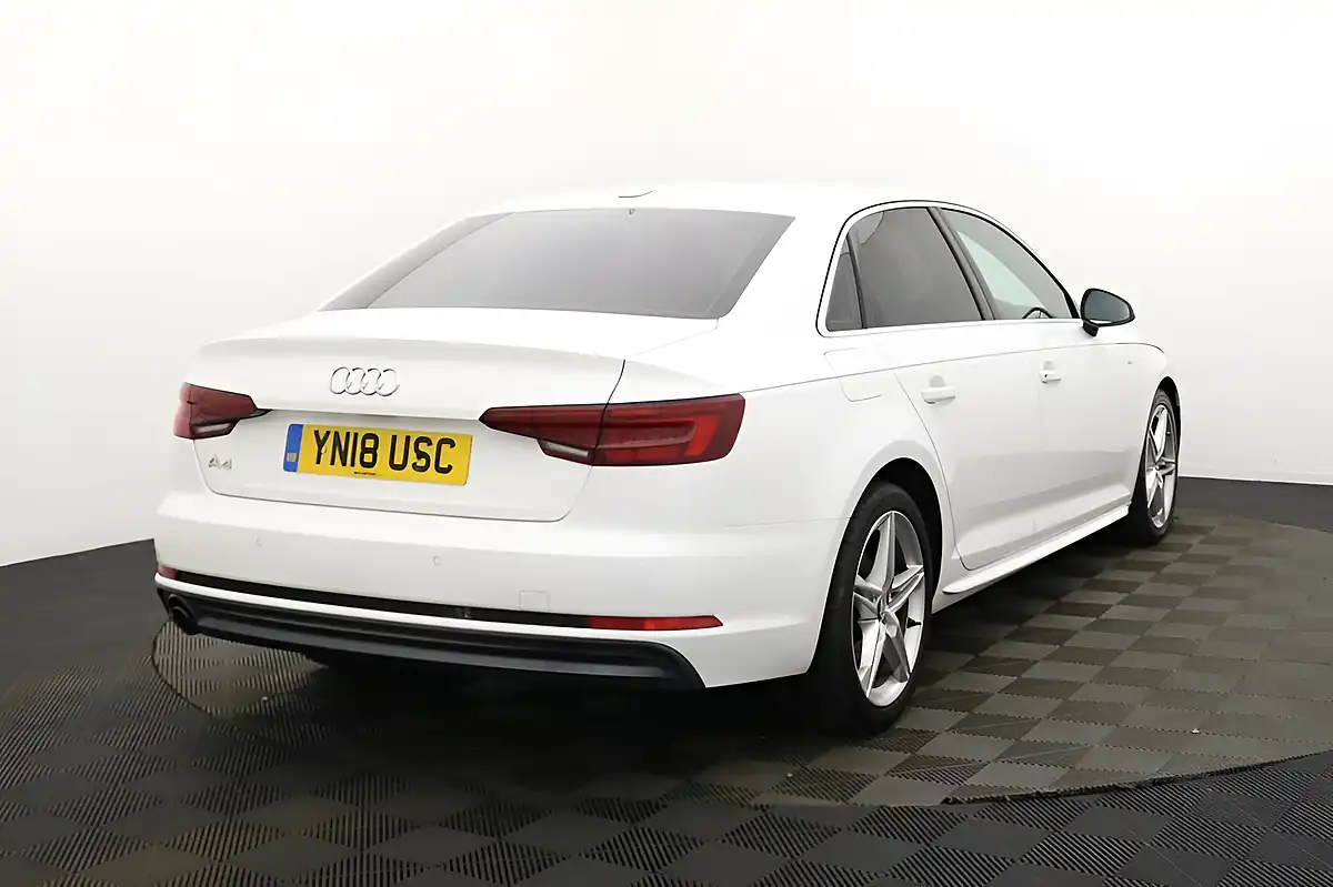 Used 2018 Audi A4 S Line White - Interior and Exterior details 4