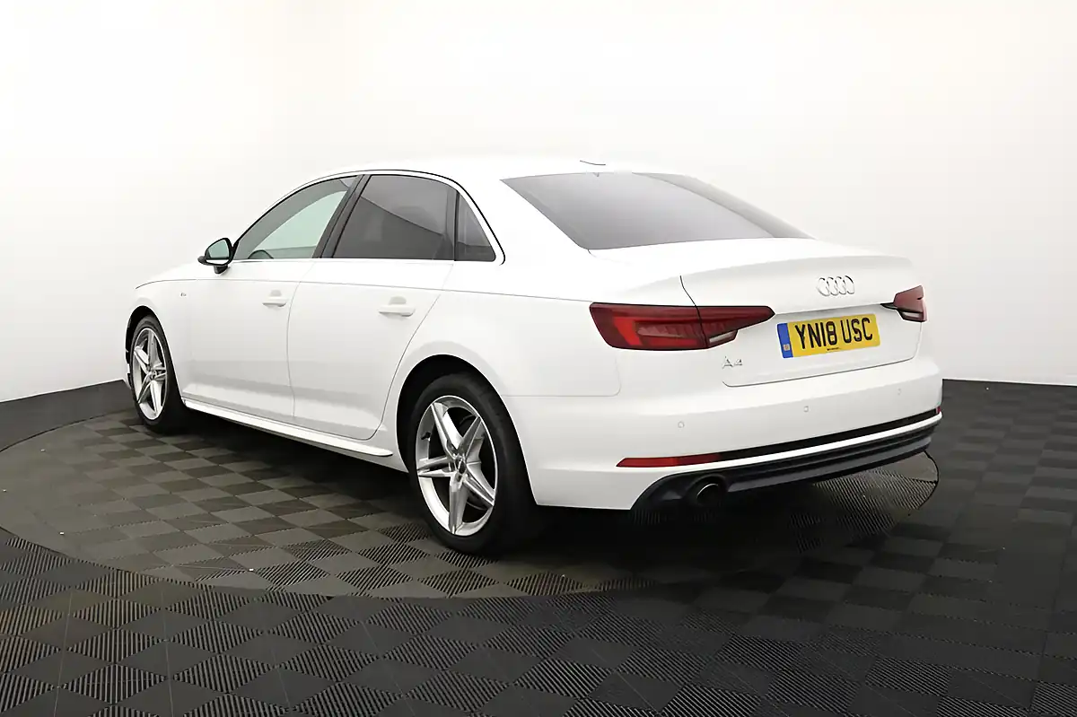 Used 2018 Audi A4 S Line White - Interior and Exterior details 6
