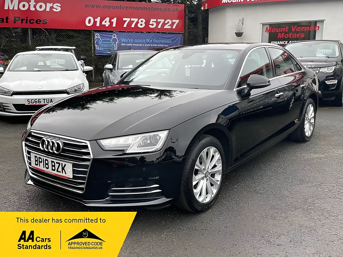 Used 2018 Audi A4 Se Black - Front View
