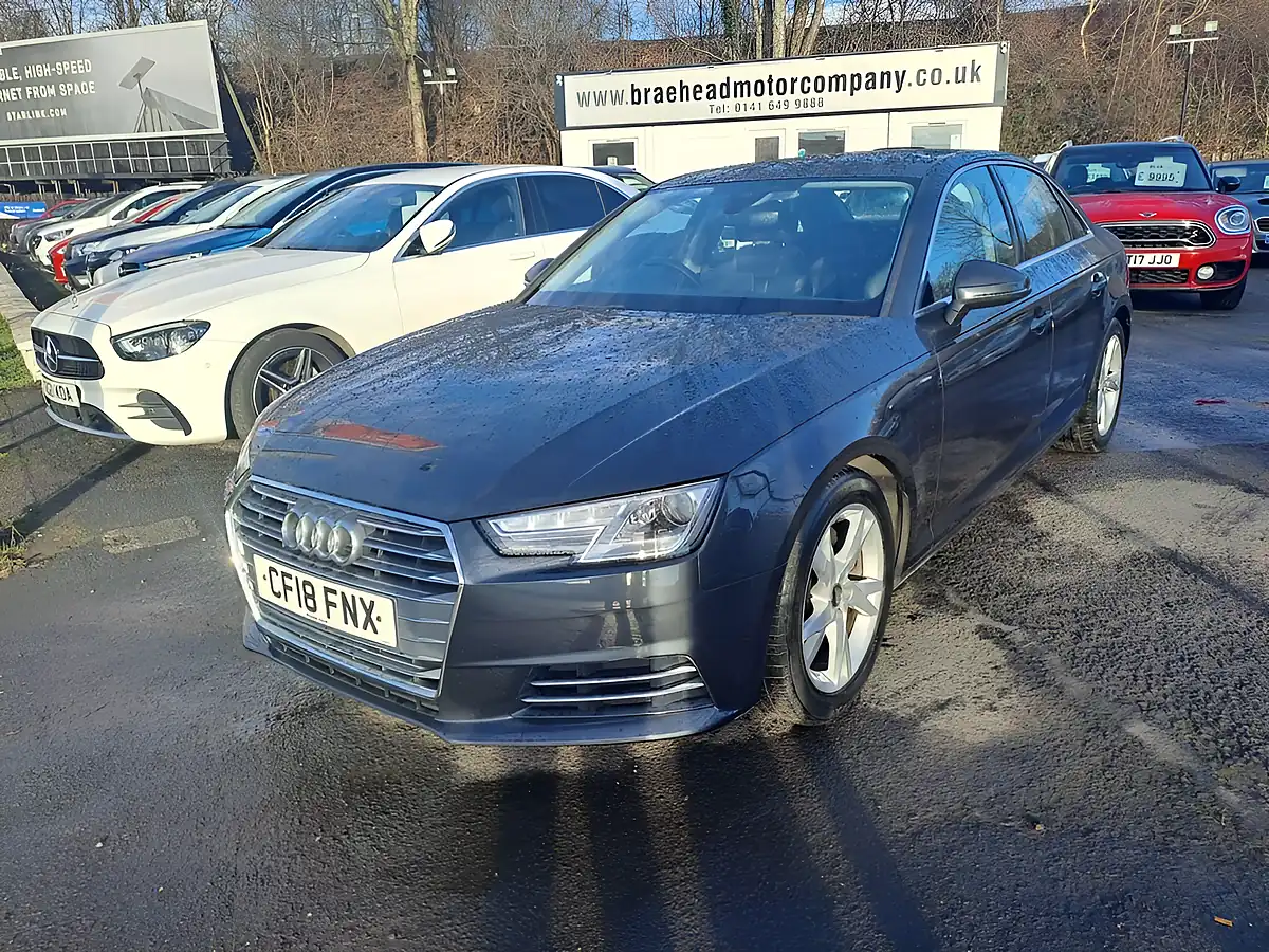 Used 2018 Audi A4 Se Grey - Front View