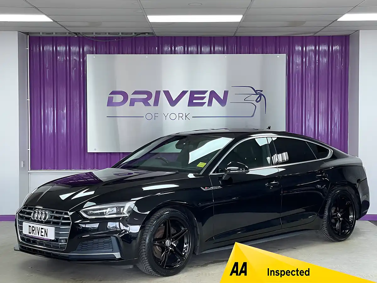 Used 2018 Audi A5 S Line Black - Front View