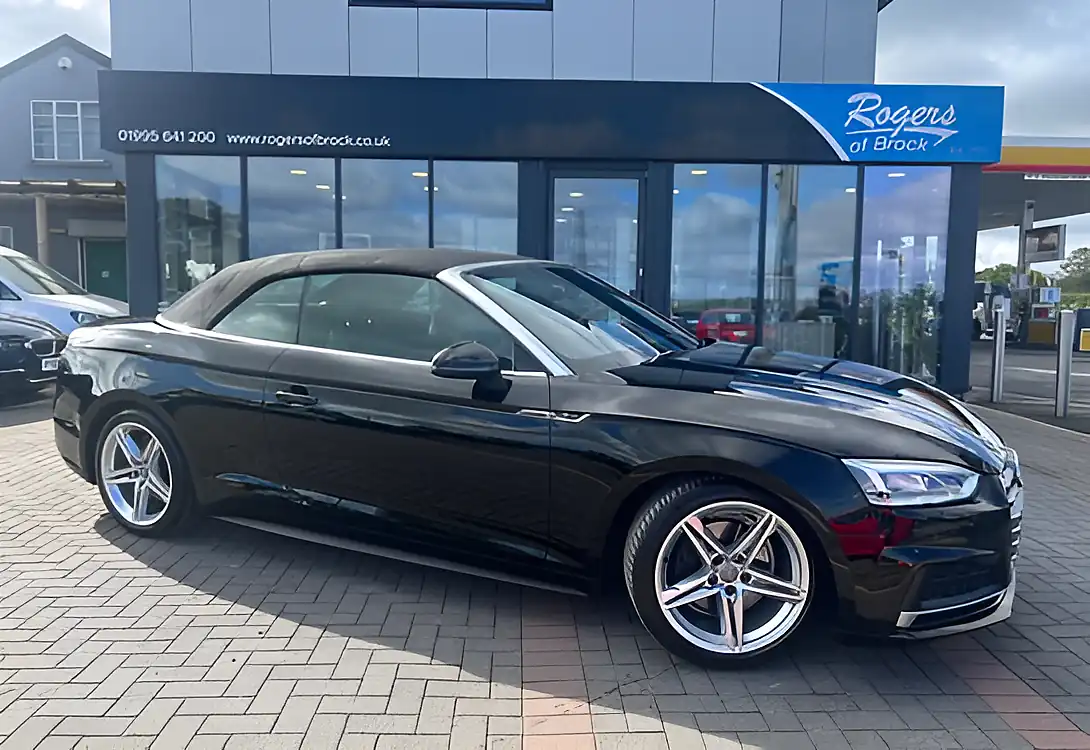 Used 2018 Audi A5 S Line Brilliant Black - Front View