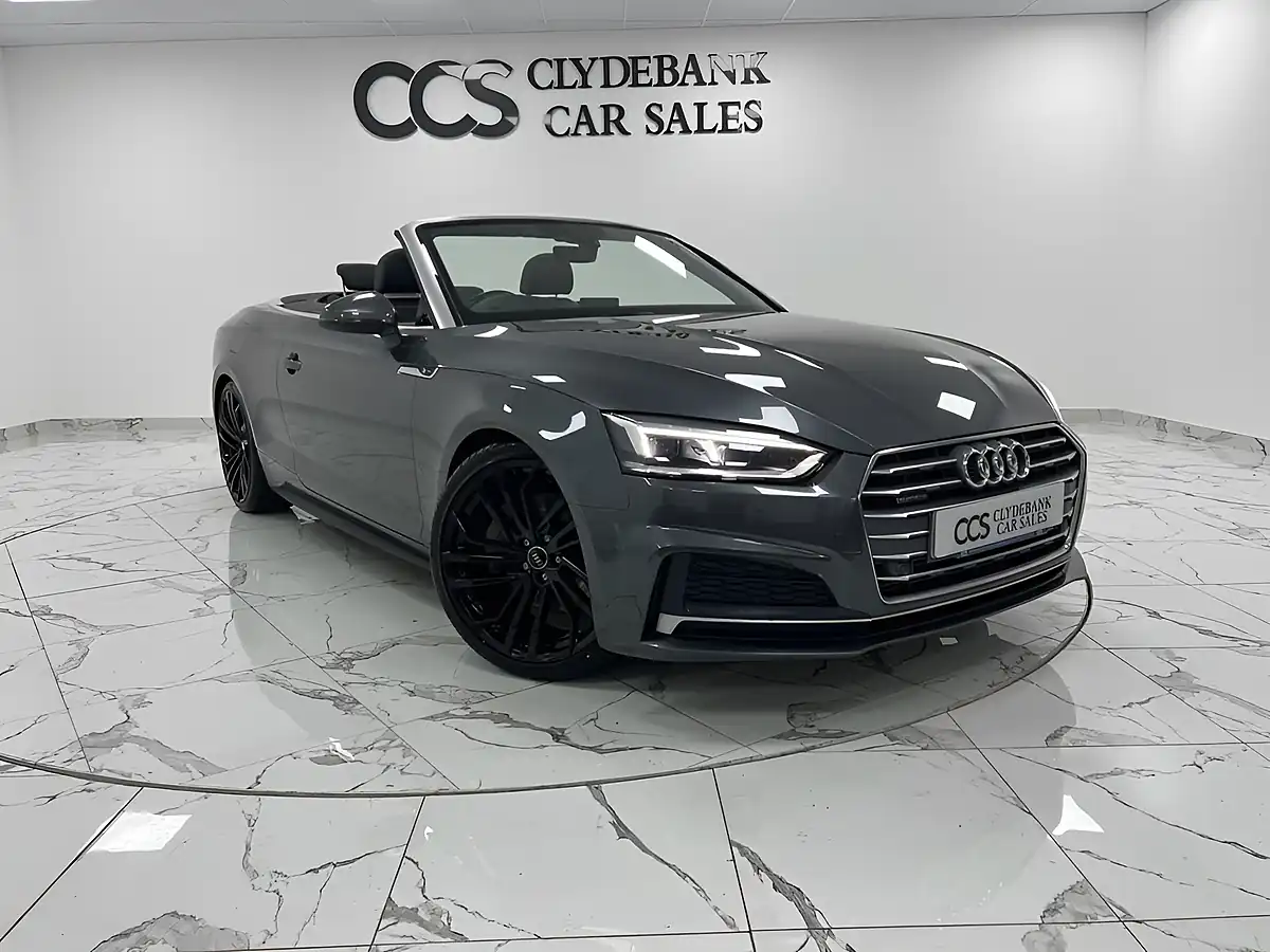 Used 2018 Audi A5 S Line Daytona Grey - Front View