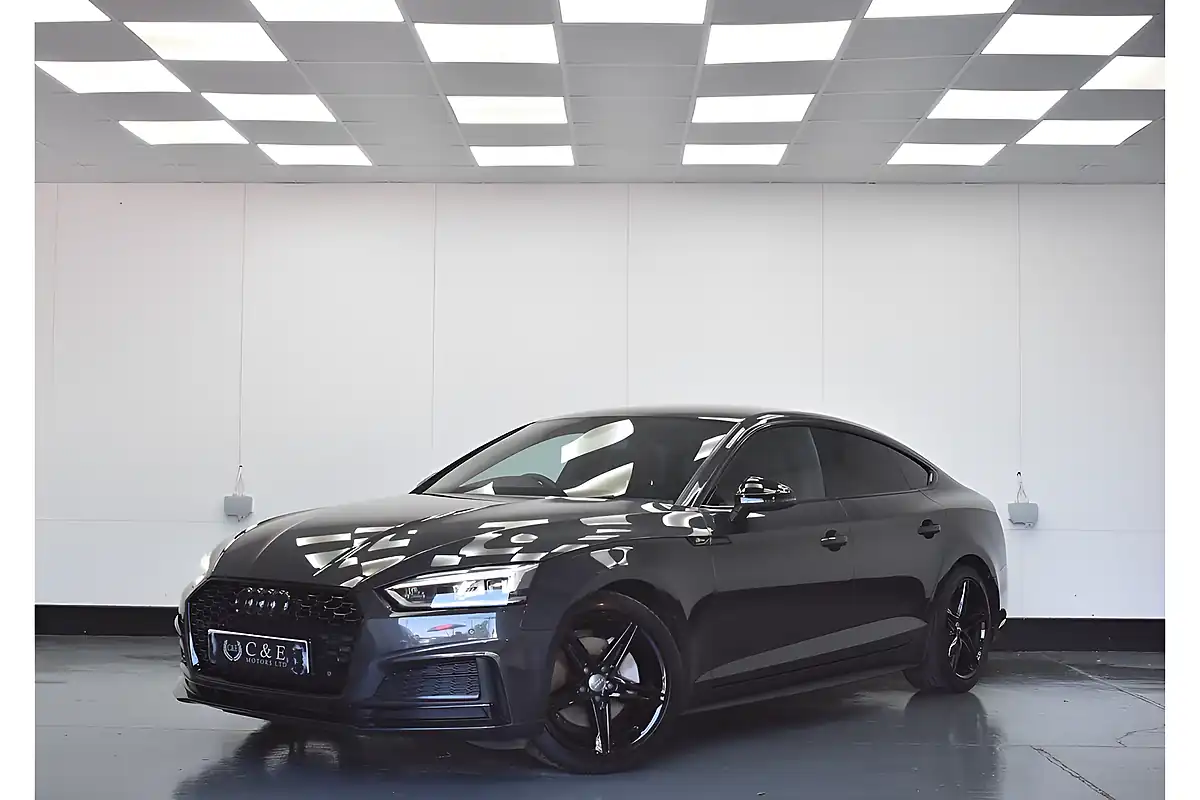 Used 2018 Audi A5 S Line Grey - Front View