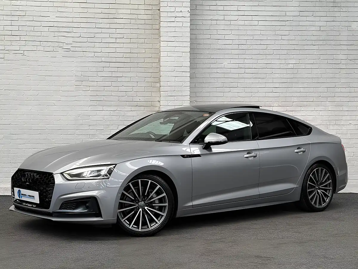 Used 2018 Audi A5 S Line Silver - Front View